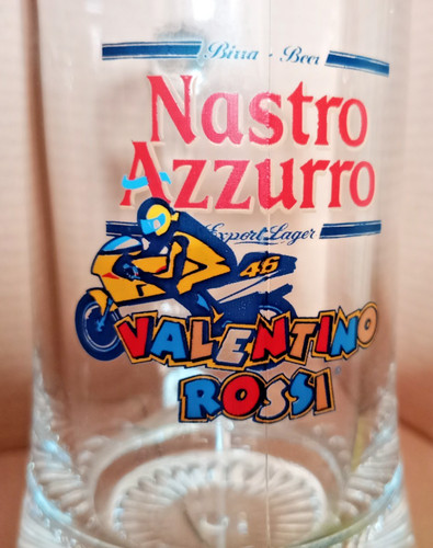 Boccale nastro azzurro - azzurro, da